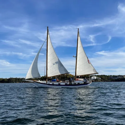 a boat in a large body of water