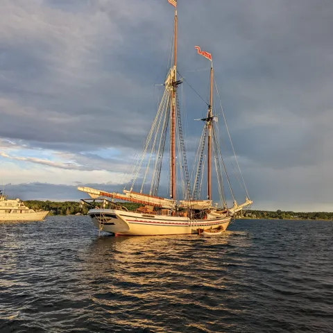 a large ship in a body of water