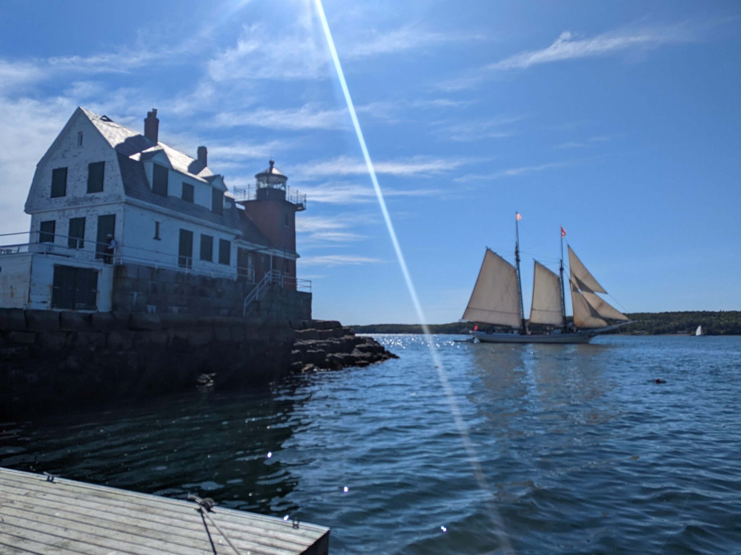 a small boat in a large body of water